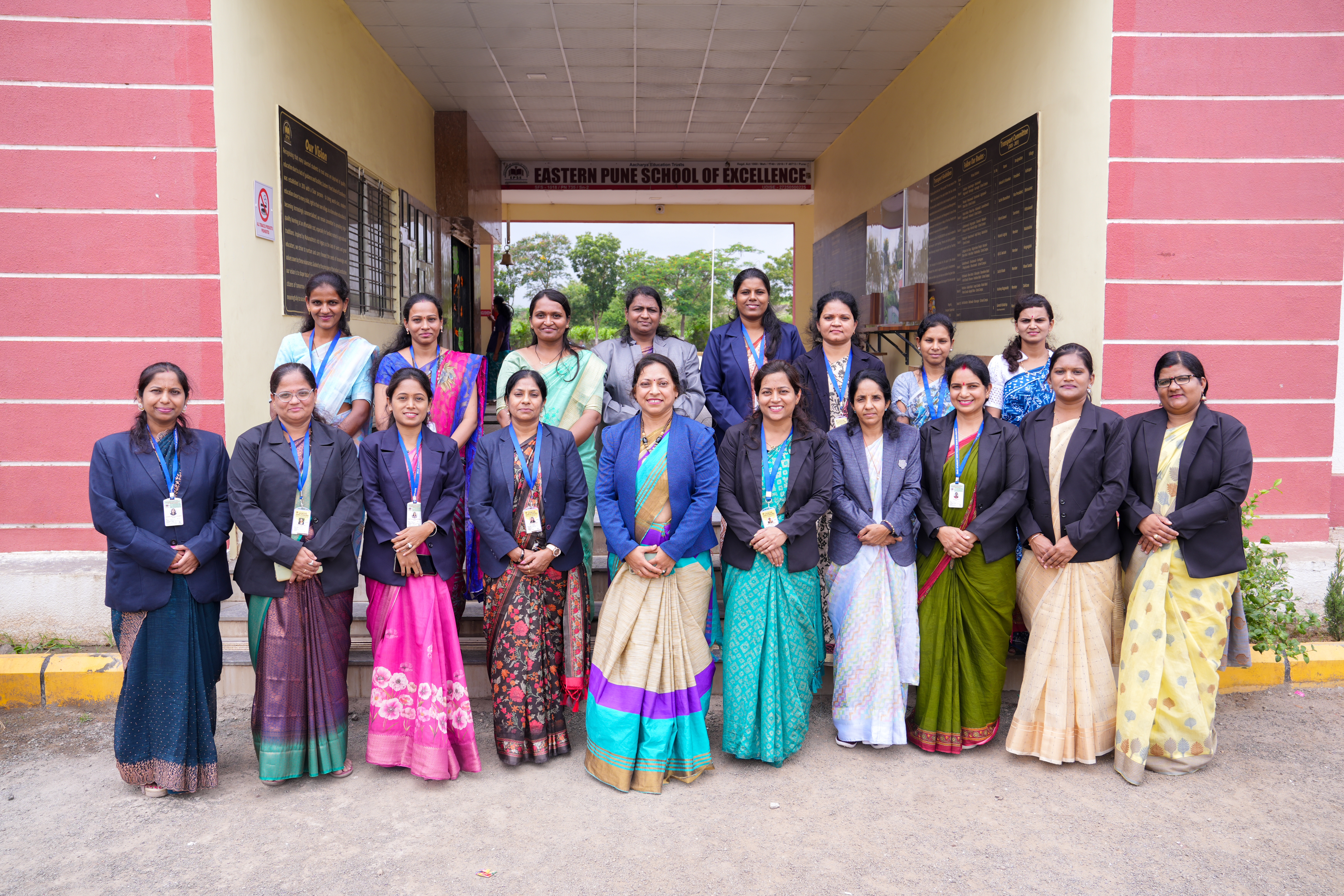 Teacher and students in an interactive learning session